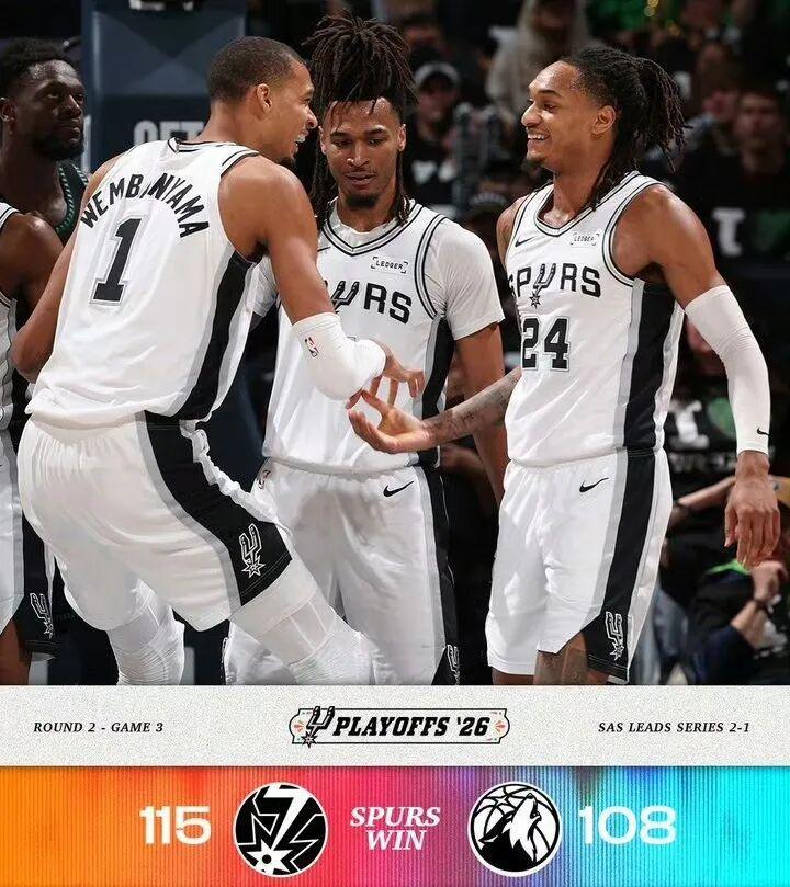 球探直播-上去就是一巴掌！2:1！文班39+15+5帽对飙金刚狼！